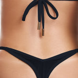 The Belinha Bikini Top in Jet Black