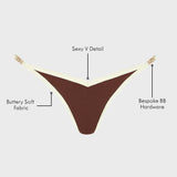 The Belinha Bikini Brief in Cocoa Yellow
