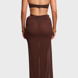 The Athena Dress in Cocoa