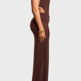 The Athena Dress in Cocoa