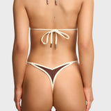 The Belinha Bikini Brief in Cocoa Yellow