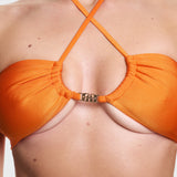 The Aurora Bikini Brief in Orange