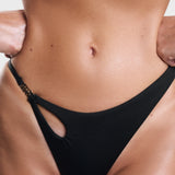 The Soraia Bikini Top in Black