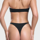 The Soraia Bikini Top in Black