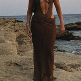 The Athena Dress in Cocoa