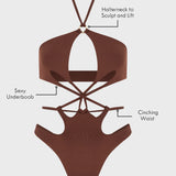 The Afterdark Swimsuit in Cocoa