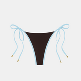 The Tie Side Bikini Brief in Ice Cocoa