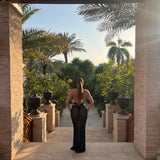 Pre Order Knit Maxi Skirt in Black