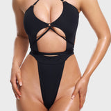 Stay Salty Swimsuit in Black