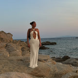 Athena Dress in Soft Yellow