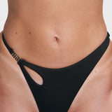 Soraia Bikini Brief in Jet Black